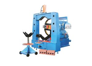 Q121620 Pipe Beveling Equipment , Automatic Beveling Machine 985mm Effective Movement