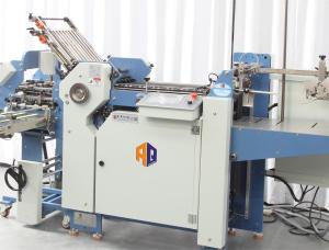 480mm Width Parallel Cross Fold Paper Folding Machine With 4 Buckle Plates