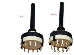 Buy cheap 1 Pole 12 Position Carbon Composition Potentiometer 26mm Band Selector Rotary Switch product