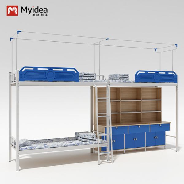 Quality Customizable student dormitory three-seater apartment bed and customization three-seater desk for sale