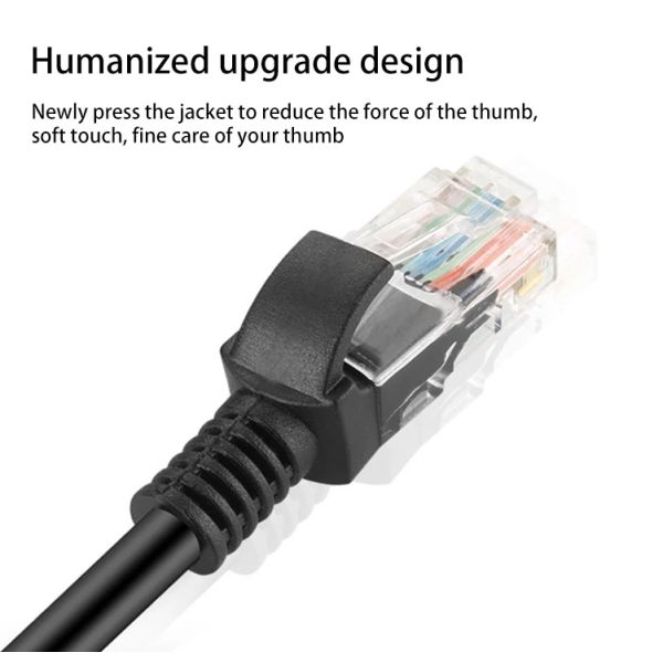 Unshield 1M Rj45 Cat5e Patch Cord Cable 4P Twisted Pair