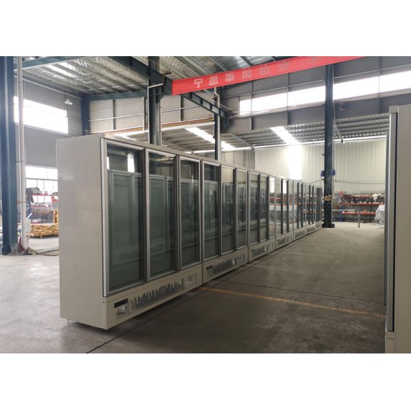 Frost-Free Upright Freezer Manufacturer With Frameless Triple-Glazed Anti-Fog Glass Door