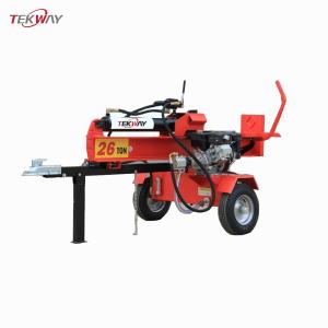 26T Firewood Processor Log Splitter 6.5hp Wood Splitting Machine 2 Handle Operated
