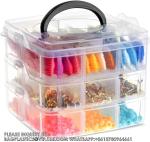 Adjustable Compartments,Stackable Storage Containers For Arts And Crafts, Toy,