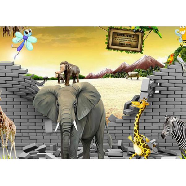 1440*1440DPL 14sqm/h 3D Wall Inkjet Printer TX800 Nozzles