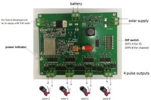 Buy cheap Underground Internet Controlled Sprinkler System Intelligent For Pulse Drive Solenoid product