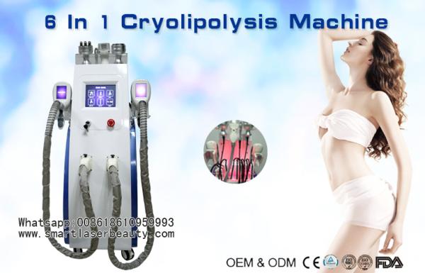 Quality Cryolipolysis Slimming Machine With 4 Handles Working Together / Zeltiq Coolsculpting for sale