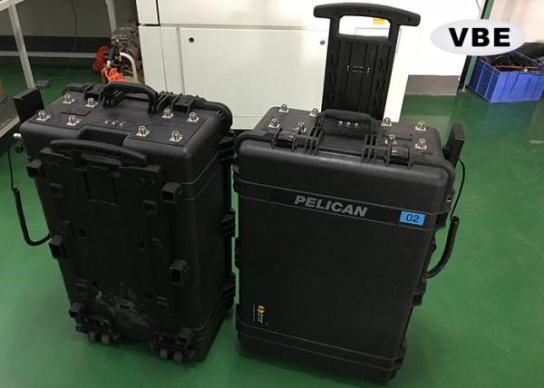 Quality Black Color Portable Signal Jammer 50Ω Input Impedence Direct Grounding Lightning Protection for sale
