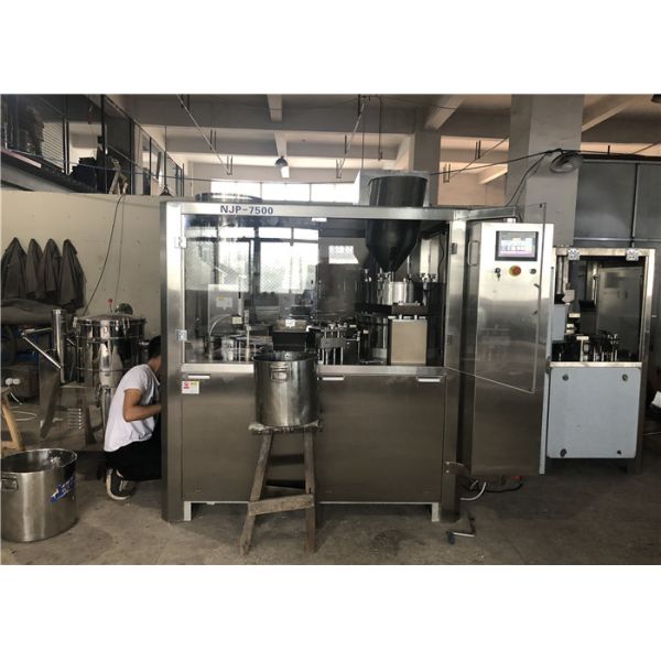 High Speed Pharmaceutical Capsule Filling Machine Size 00 - Size 5 Capsule Making