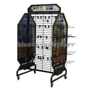 Buy cheap Stores Movable Flooring Display Stands Spool Valve Merchandising product