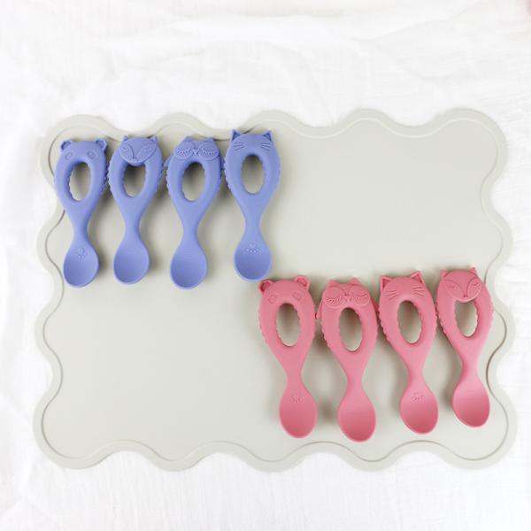 Quality Custom Pantone Color Kids Silicone Placemat For Toddler Dinning Feeding for sale