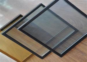 Tinted Tempered Double Glazed Insulated Glass / Hollow Glass For Curtain Wall