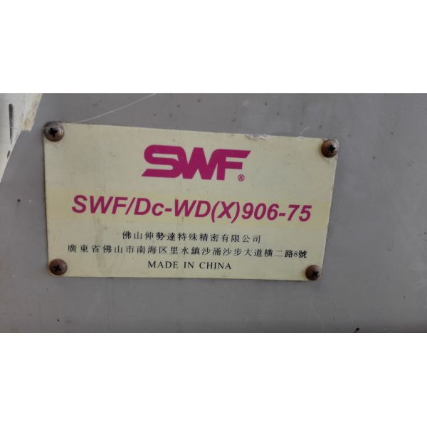 Used SWF 6 Head Embroidery Machine 9 Needles One Phase 220V 50Hz
