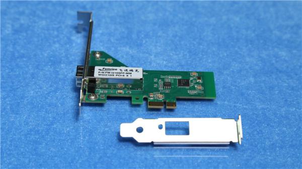 Quality 1000Mbps Intel I210 Chipset Single Port Fiber Optic Network Interface Card PCIE Interface SFP Slot Network Adapter for sale