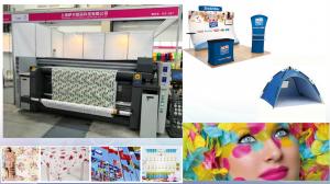 Buy cheap Roll To Roll Flag Printing Machine Digital Fabric Dye Printer Computer Control product