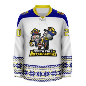 Printing Custom Sublimated Ice Hockey Jerseys Washable Non Fading