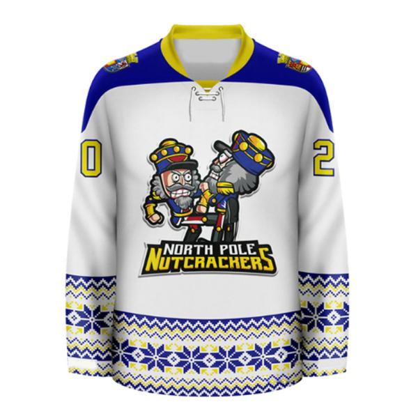 Quality Printing Custom Sublimated Ice Hockey Jerseys Washable Non Fading for sale