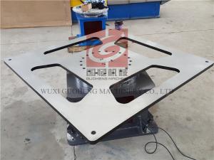 China Single Axis Rotary Welding Positioners Robotic Turntable 100KG 0-360degree on sale
