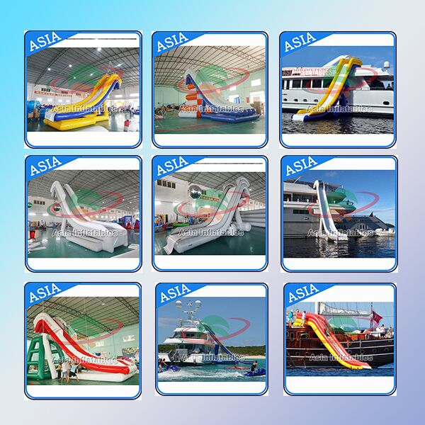 Huge Inflatable Water Slide , Inflatable Cruiser Slide For Yacht games