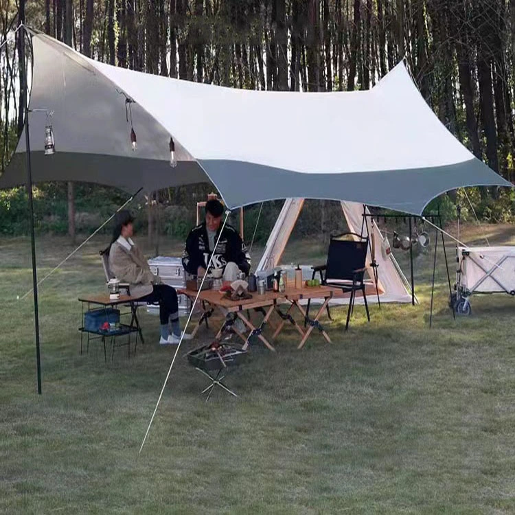 Windproof 210t Polyester Camping Beach Tent Sun Shelter Shade Camping Waterproof Pop up Sun Shelters