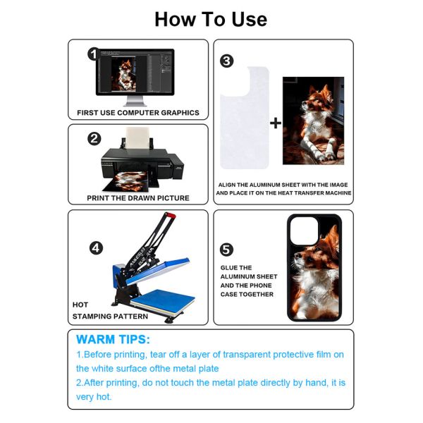 TPU PC Aluminum Sublimation Phone Case For IPhone Samsung Xiaomi