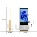Smart Kiosk Vertical LCD Advertising Display Interactive Panel Digital Signage