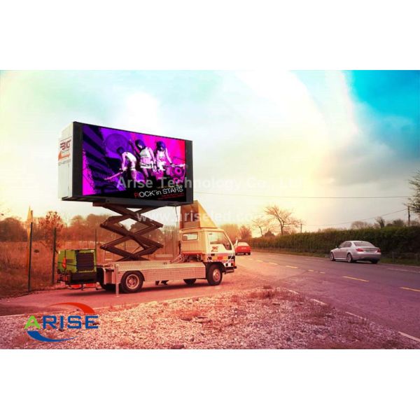 High Resolution Truck Mounted LED Display Mobile Led Screen Pixel Pitch 10mm P5 P6 P8 P10