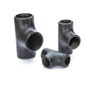 China DN15 Astm A105 Sch40 Carbon Steel Equal Tee Seamless on sale