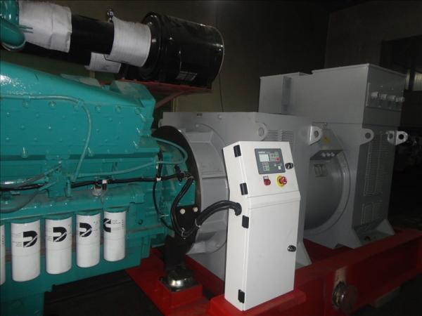 Quality 3 Phase Industrial Diesel Generators 1000KW With 6300V High Voltage Marathon for sale