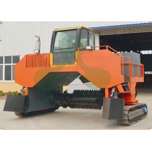 Buy cheap Hydraulic Operating 1100m³/H Compost Windrow Turner product