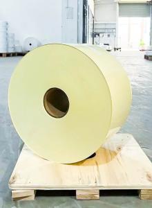 China Movable Glue Type Self Adhesive Release Liner Roll  Paper Clear PET SGS Certified on sale