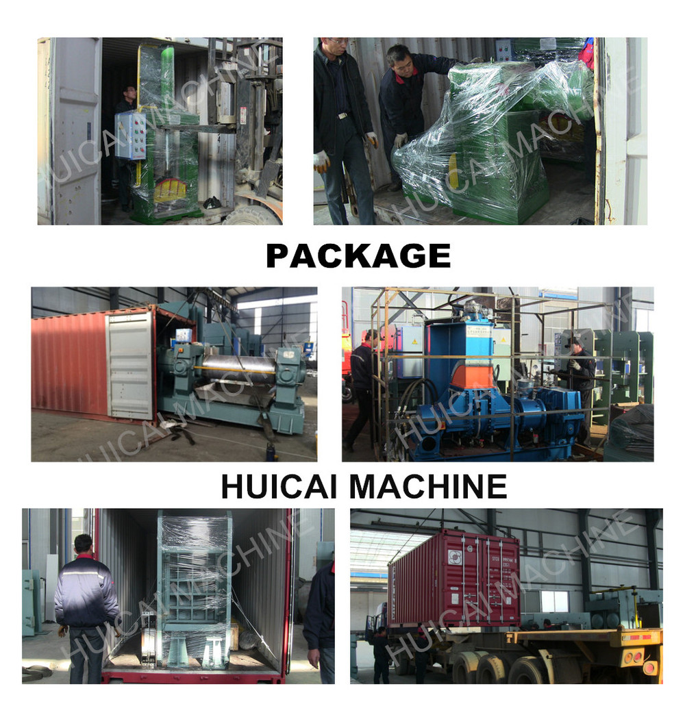 Open Mill for Rubber Compound Mixing on Two Rolls Customer's Specification