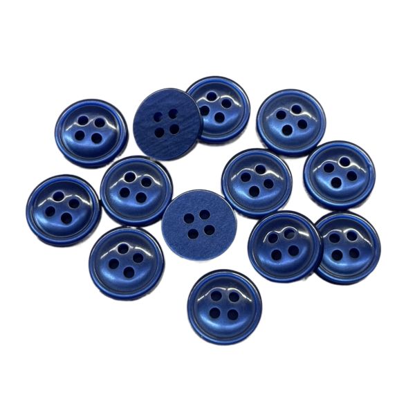 Fancy Imitation Pearl Buttons In 12mm 4 Holes Use On Men'S Shirt