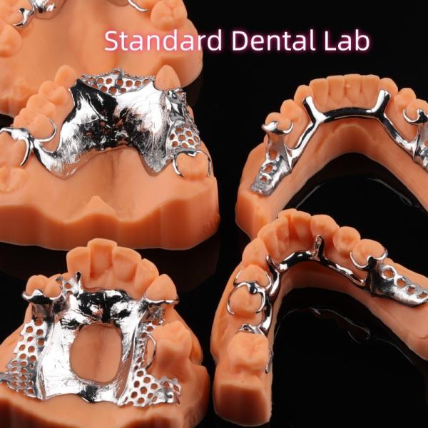 Quality Printed CoCr Denture Skelete Chrome Metal Partial Denture Design for sale
