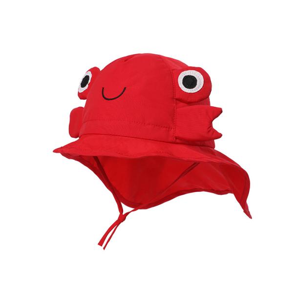 Quality SGS UV Protecting Childrens Bucket Hats With Neck Flap For Outdoor Activities for sale