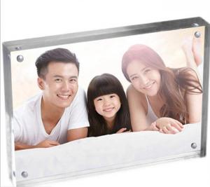 China A4 Perspex Frame Transparent Acrylic Block Photo Frame on sale