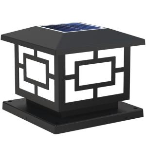 China Decorative Classic Solar Post Cap Lights IP66 Water Resistant Solar Latern on sale