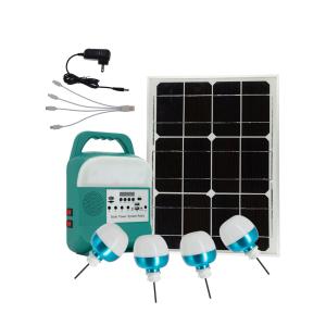 China MultiFunction Solar Lighting Kits Energy Systems With Radio Torch Light on sale