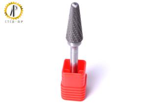 Shape L Taper Radius End  Tungsten Carbide Burs For Wood Carving Polished