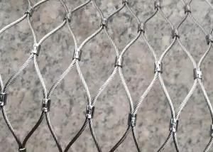 8m Width Stainless Steel Wire Rope Netting Mesh Screen