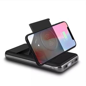 China Qi Wireless UN38.3 5V2A Phone Holder Power Bank 10000mAh on sale