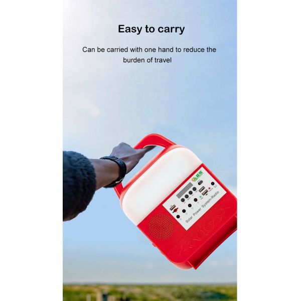 Indoor Home Solar Power System Lights Bulb Emergency Lamp