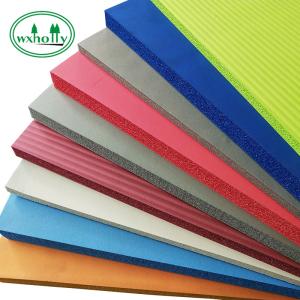 China 20mm Colorful NBR Rubber Foam Sheet Rolls Class B1 Fireproof on sale