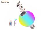 12W E27 Smart LED Bluetooth Speaker Bulb Stereo Audio RGB Color Changing