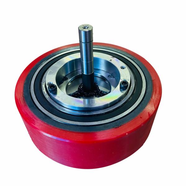 Quality Polyurethane Tread AGV Spare Parts Planetary Reducer AGV Drive Wheels for sale