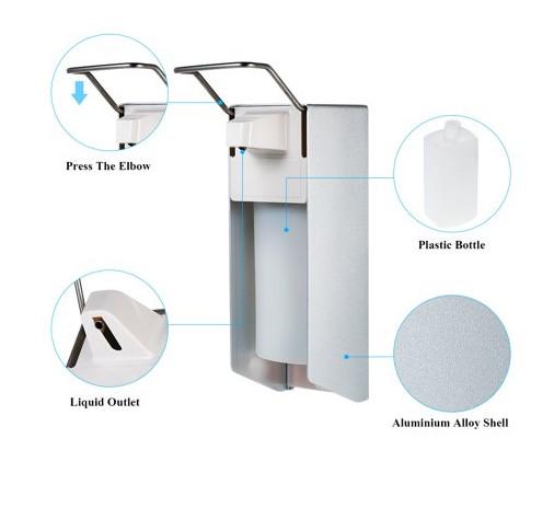 Quality Disinfectant Hospital Devices 1000ML Automatic Touchless Soap Dispenser for sale