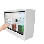Thin Publish Brightness Network Transparent Lcd Showcase Advertising Display