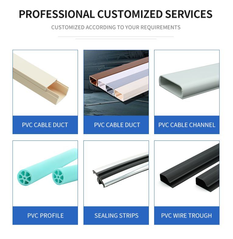 Rigid PVC Temp Profile PVC Squared Trim Recycle PVC