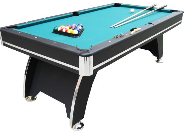 Quality Fashionable 84 Inch Pool Table , Billiards Game Table With Solid Wood Cue for sale