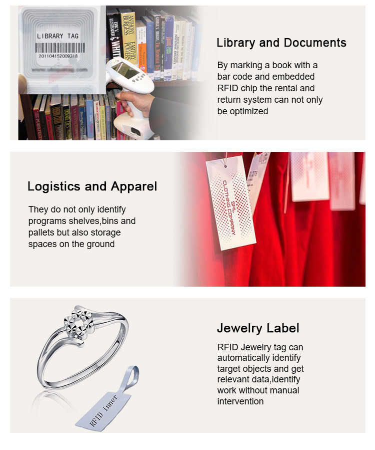 Rfid Uhf Passive Label Tags With Long Read Range Tags For Inventory Management